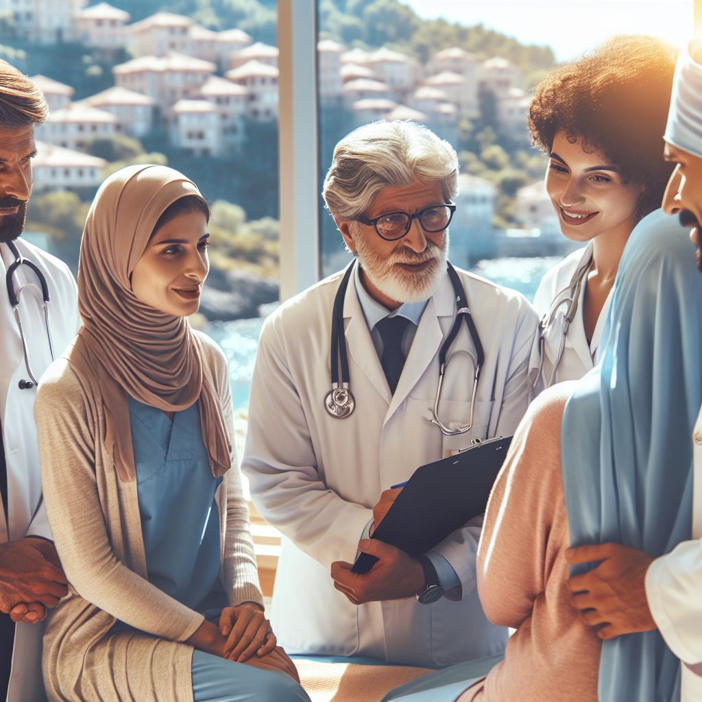 Healthcare professionals providing services at Alanya Avsallar