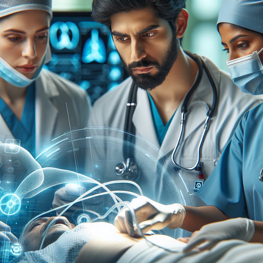 Healthcare professionals providing care at Alanya Başkent Üniversitesi Hastanesi