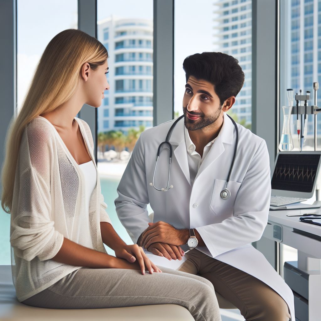 Alanya Dr. Zafer Çolak providing healthcare services in his modern clinic