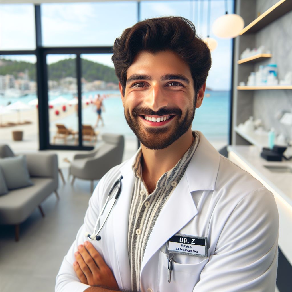 Alanya - Dr. Zafer Özder in his clinic