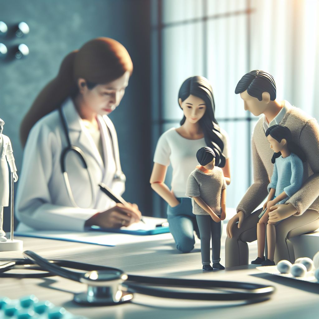 A family receiving personal healthcare consultation at Alanya Kemal Atlı Aile Sağlığı