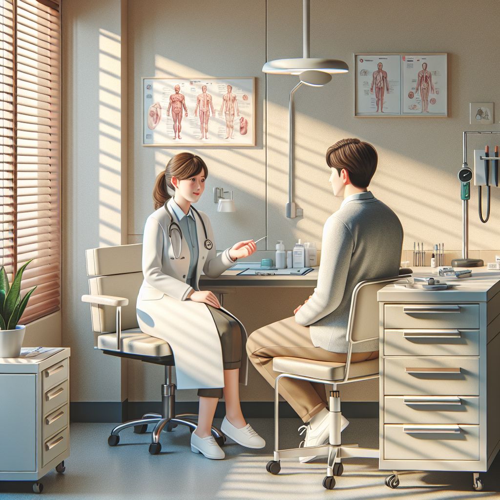Doctor consulting with a patient at Medpoint Klinik, emphasizing personalized healthcare.