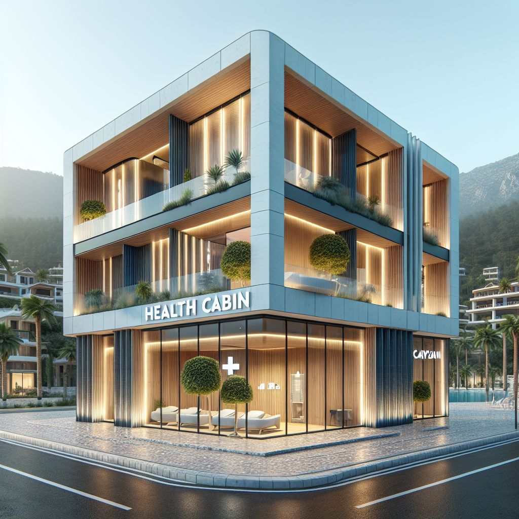 Modern exterior of Alanya Mediterra Sağlık Kabini in Alanya