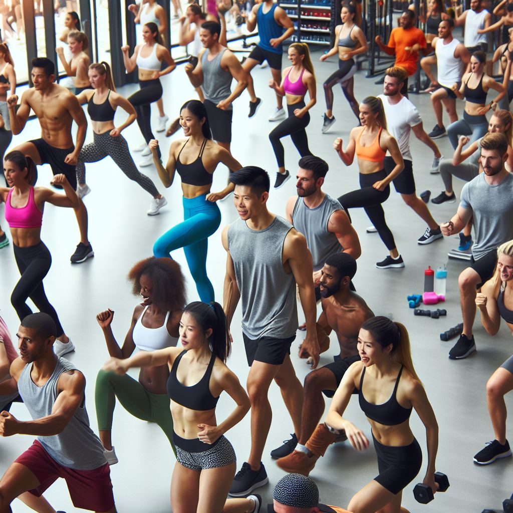 Fitness dersi Alanya Sağlıklı Hayat Merkezi