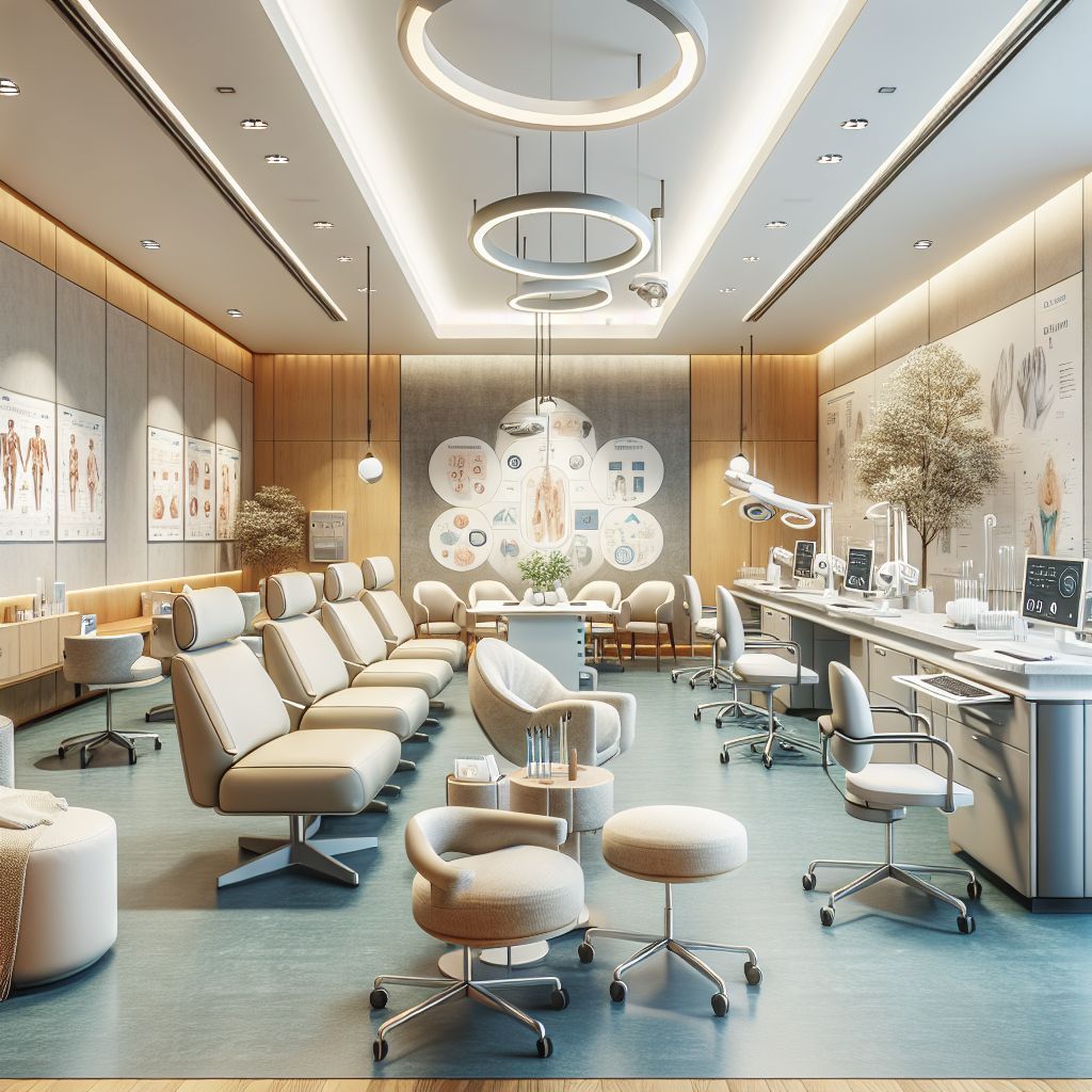 Interior view of Alanya Uzm. Dr. Çiçek Durusoy