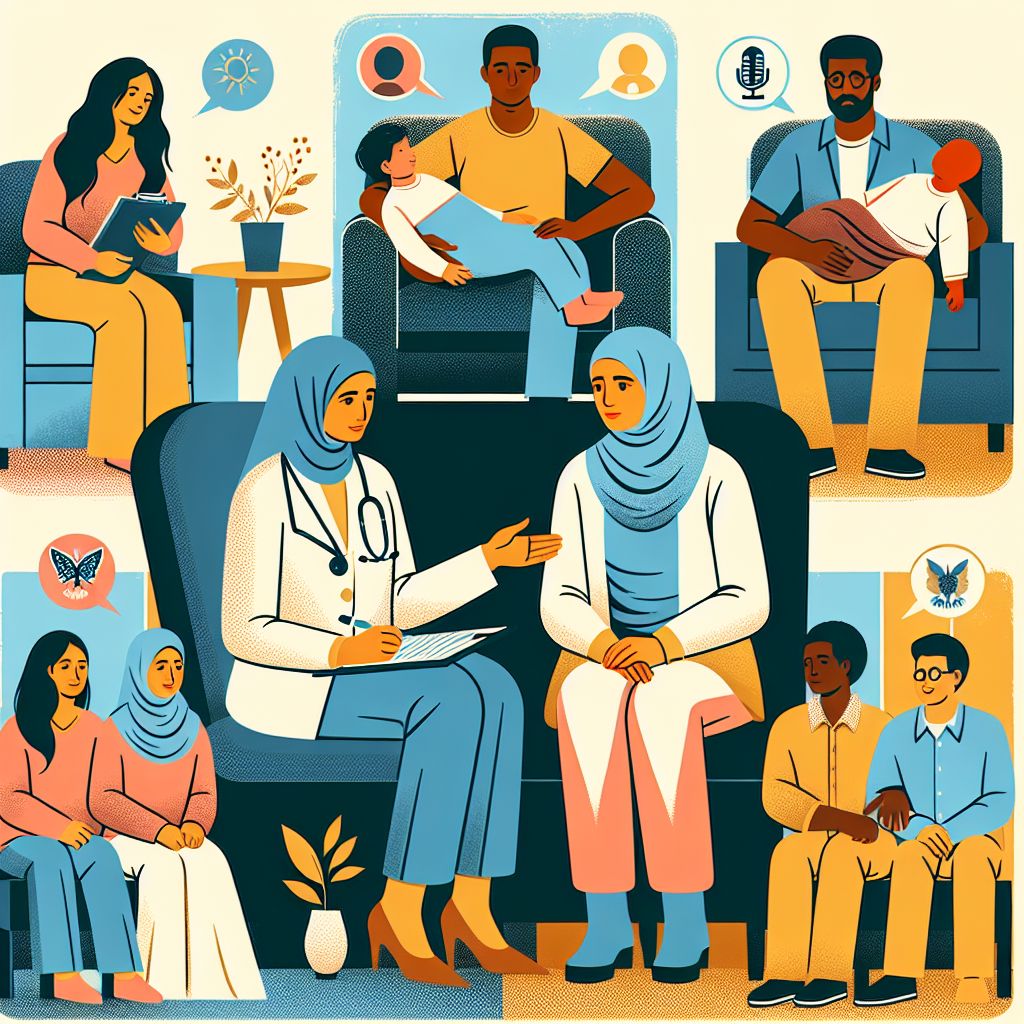 Various therapy methods by Alanya Uzman Klinik Psikolog Büşra Gürel showcased in an inviting environment