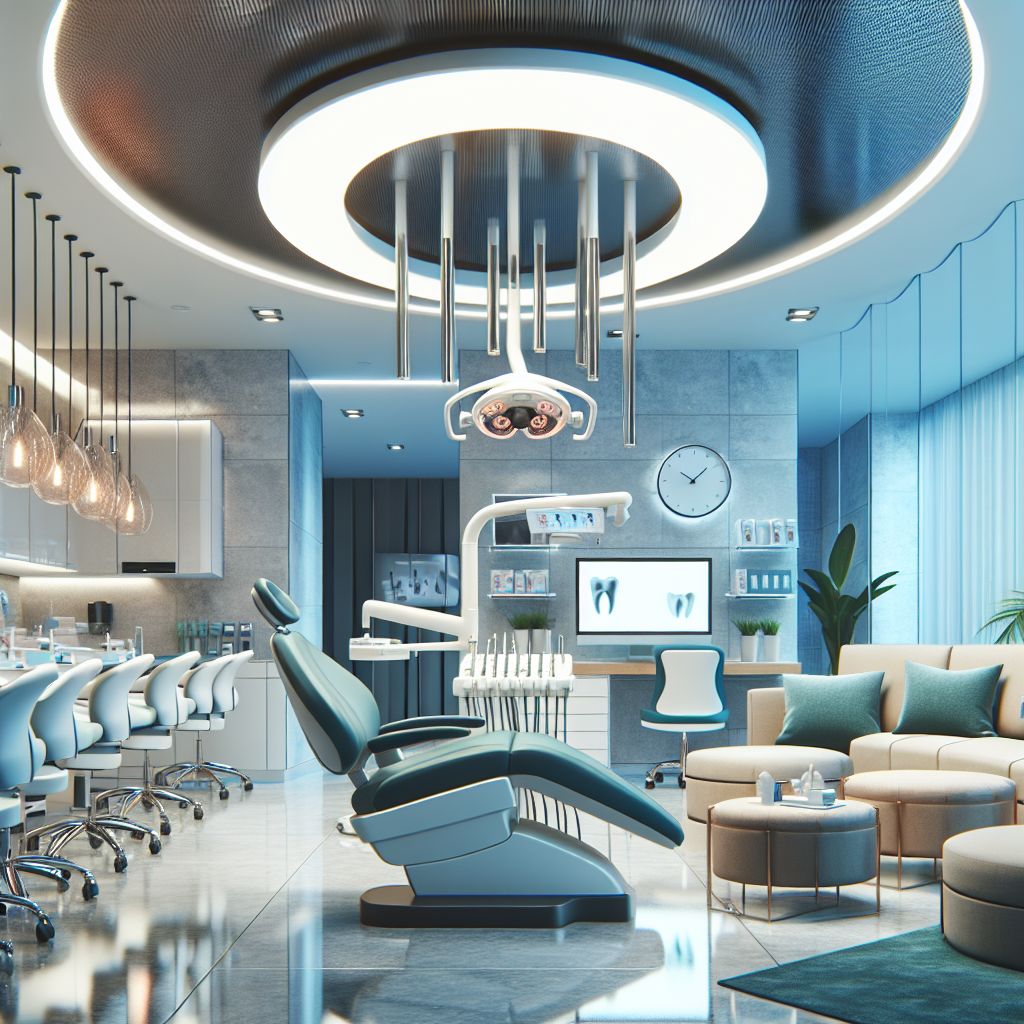 Beyaz Işık Diş Polikliniği Alanya modern dental clinic interior with advanced dental equipment.