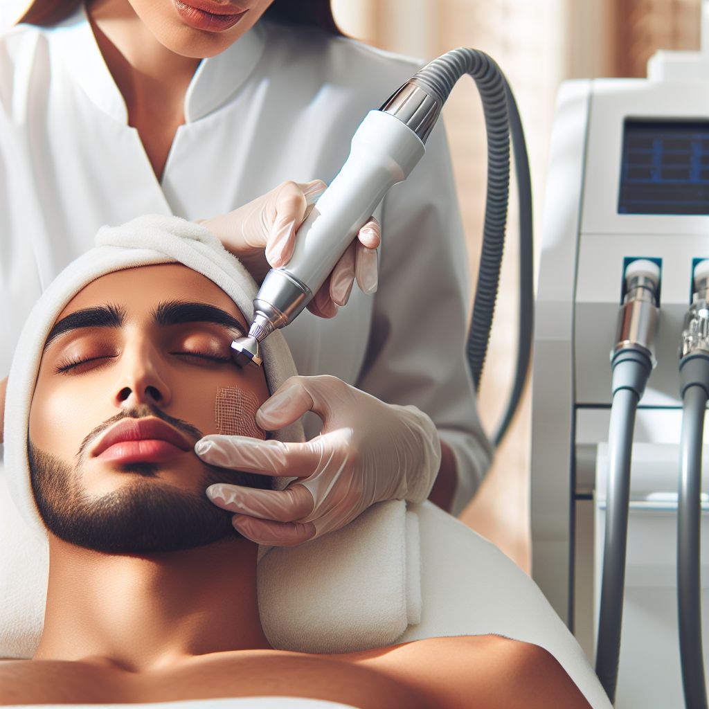 Professional skincare treatment at Dermalanya Güzellik Merkezi