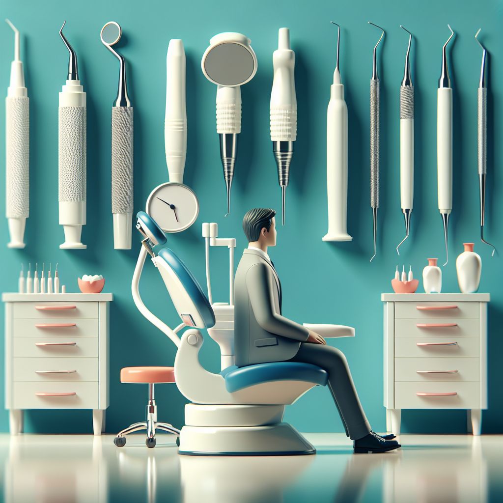 Dental tools and chair in DİŞ HEKİMİ CEREN İLAYDA MUTLU