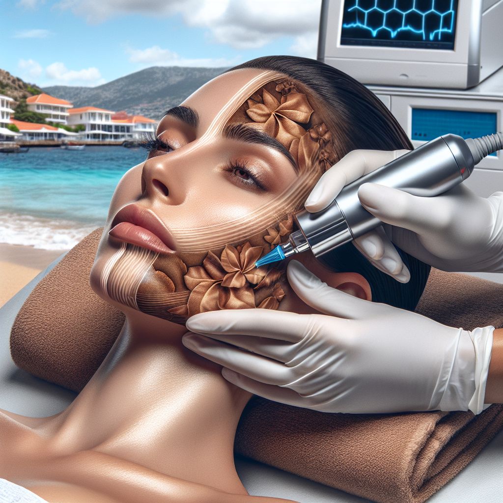Aesthetician administering botox treatment at Filiz Er FER Aesthetic Beauty