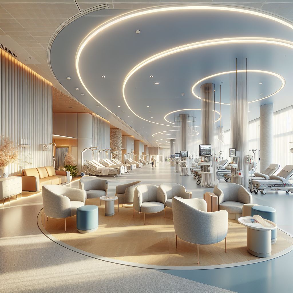 Spacious and comfortable facilities at Alanya - Özel Hayat Hastanesi Acil Servisi.