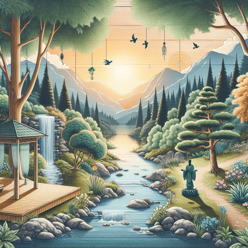 Tranquil nature scene representing therapy benefits in Alanya