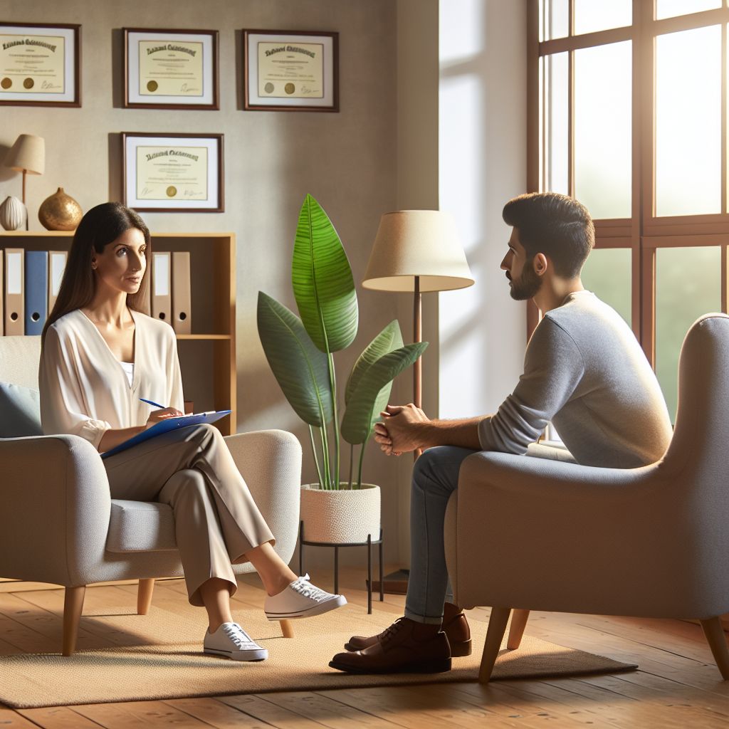 Therapist providing personalized counseling at Psikones Psikolojik Danışmanlık