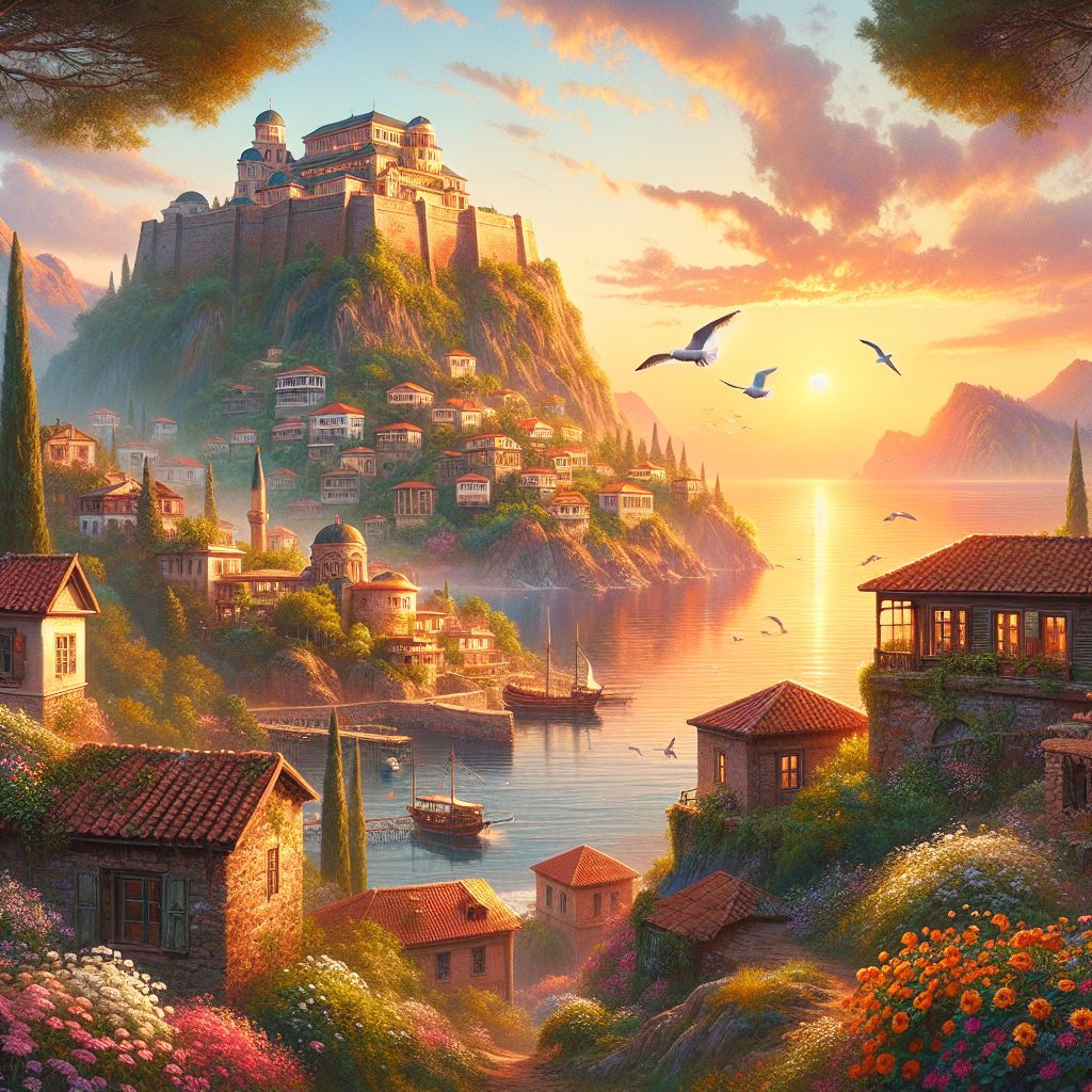 Alanya landscape promoting mental well-being for psychological therapy